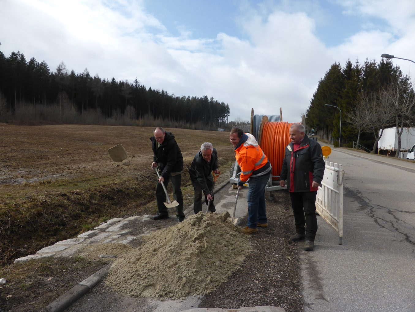 Spatenstich in Mönchweiler – Gewerbegebiet Egert