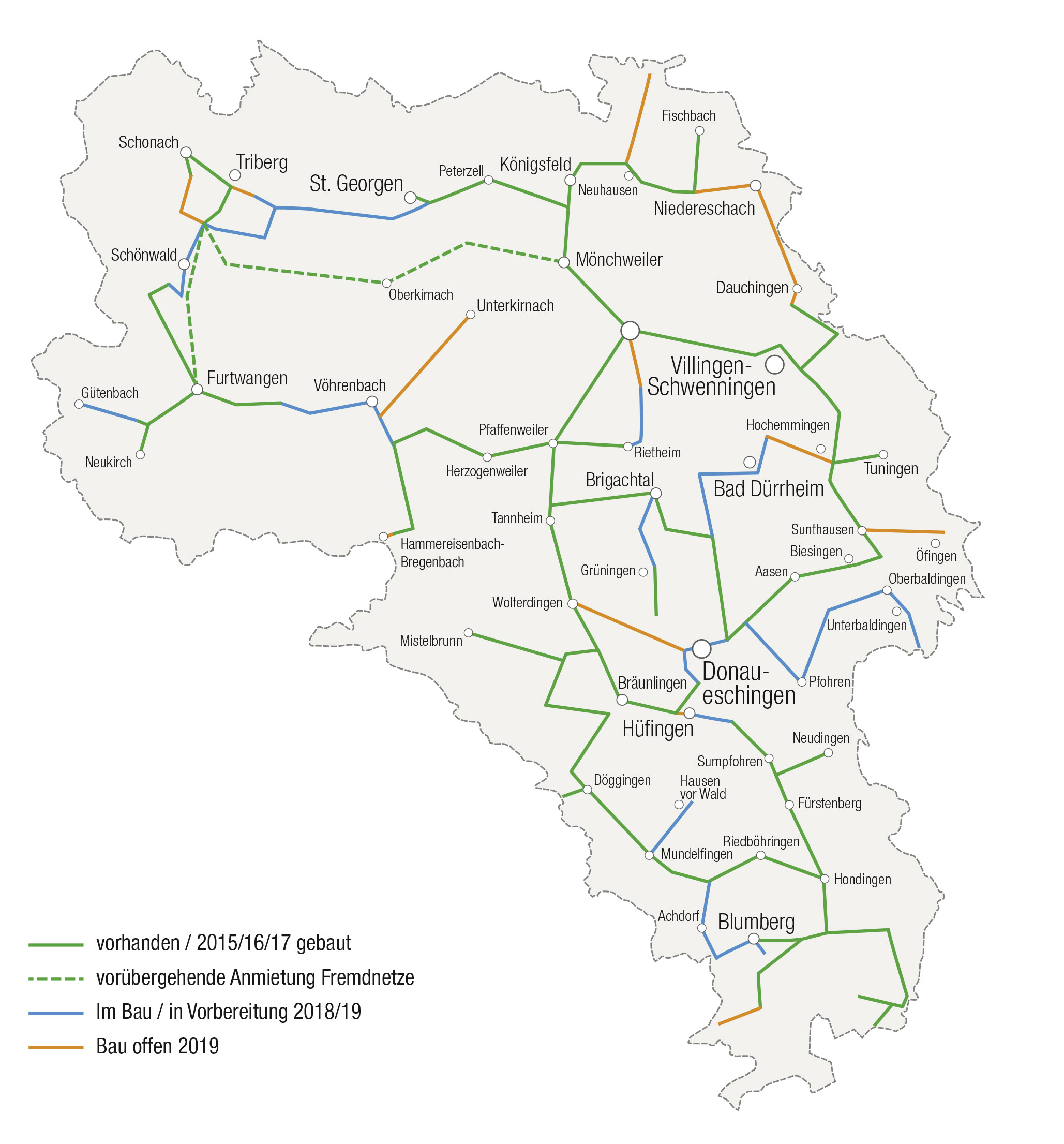 Ausbaustatus - Zweckverband Breitbandversorgung Schwarzwald-Baar