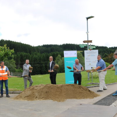 Offizieller Spatenstich für den 3.Bauabschnitt in Schonach
