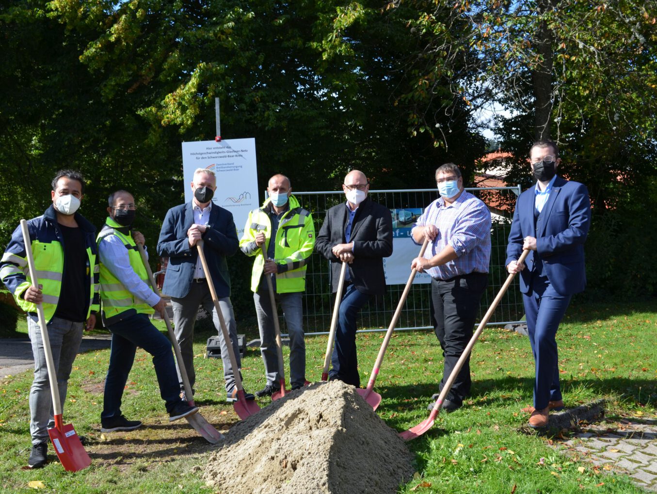 Offizieller Spatenstich für das Projekt St. Georgen-Galetsch 1. Cluster