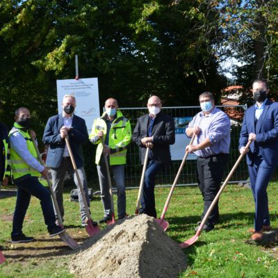 Offizieller Spatenstich für das Projekt St. Georgen-Galetsch 1. Cluster