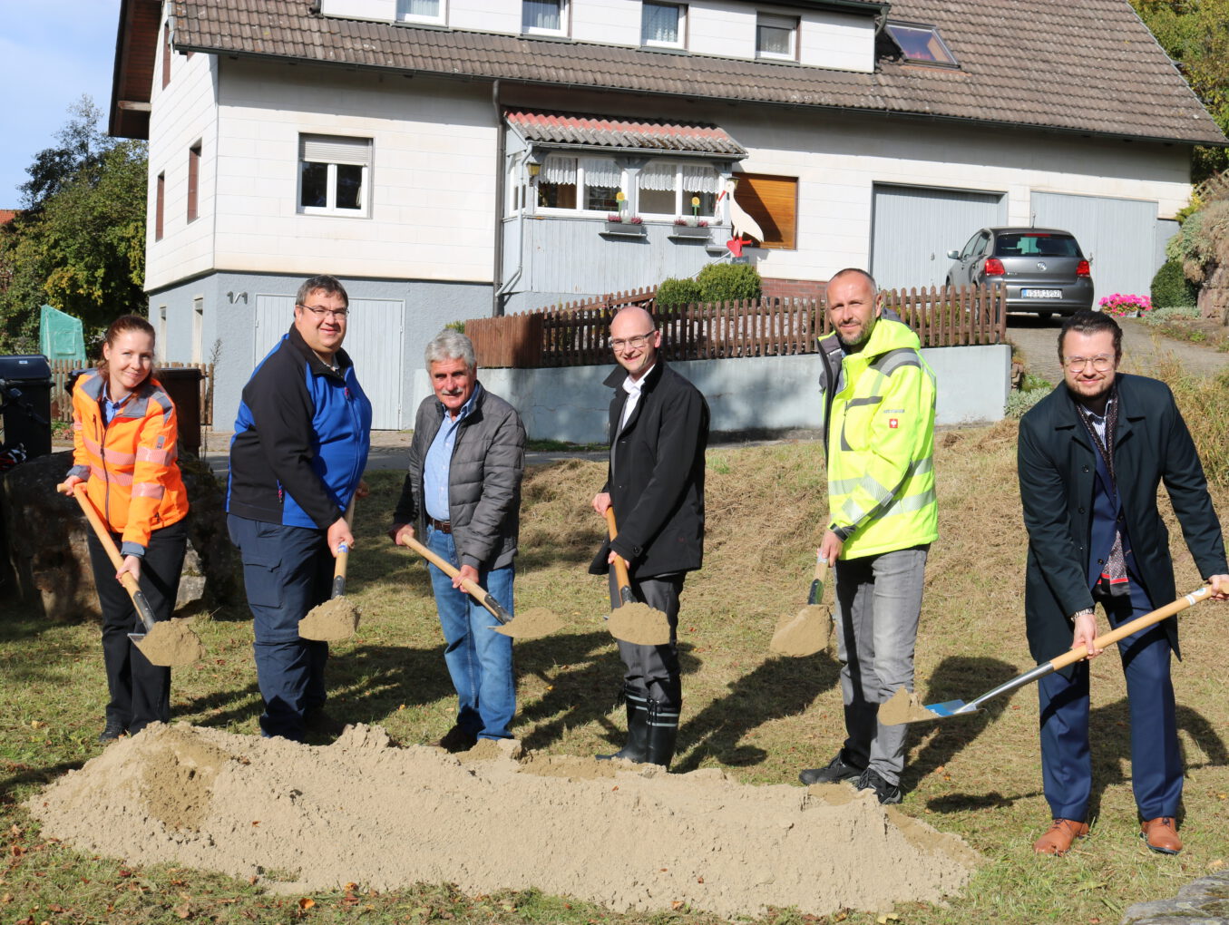 Offizieller Spatenstich für Schabenhausen