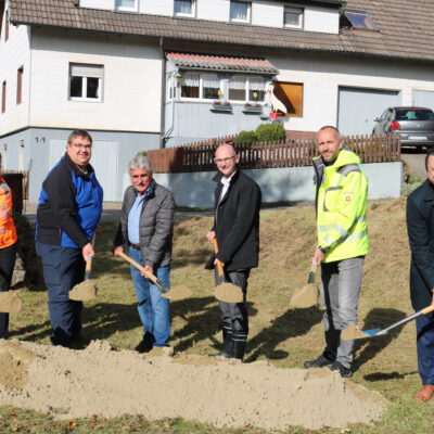 Offizieller Spatenstich für Schabenhausen