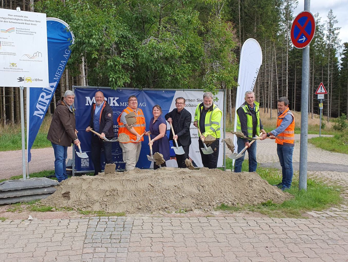 Offizieller Spatenstich für das Ausbauprojekt „Furtwangen 3. Bauabschnitt Cluster 3"