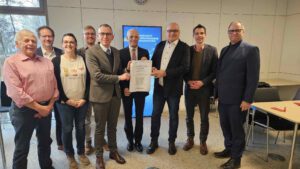 Förderübergabe der Grauen Flecken Förderung an die Kommunen Triberg, Schonach, Unterkirnach, Königsfeld, St. Georgen und Schönwald